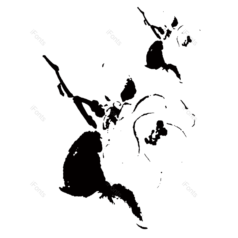水墨图片,中国风元素,笔触PNG,笔刷免抠素材